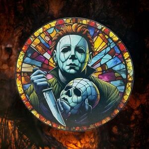 Michael Myers Glass Cutting Board